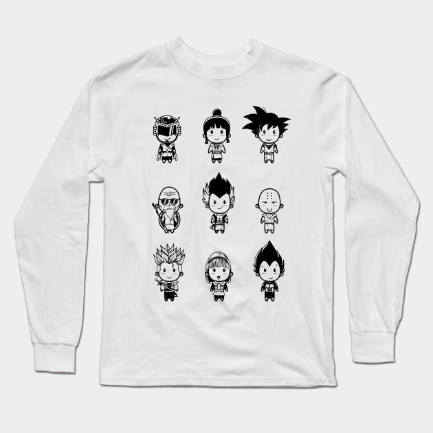 DBZ Chibi Long Sleeve T-Shirt by Superon